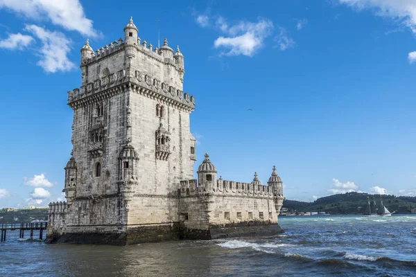 Belem Kulesi Tagus Nehri — Stok fotoğraf