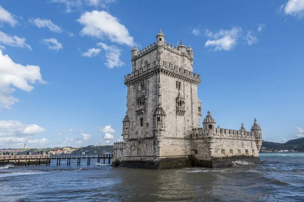 Belem Kulesinin Batı Tarafındaki Görünüm — Stok fotoğraf