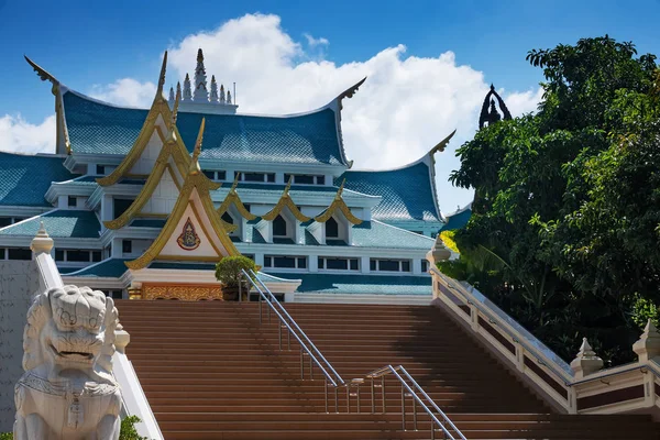 Templo Budista Wat Phu Kon Local Famoso Destino Viagem Província — Fotografia de Stock