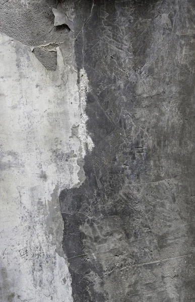 Parede Concreto Velho Danificado Pelo Tempo Detalhe Ruína Abandono Cidade — Fotografia de Stock
