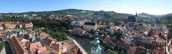 Άποψη Της Πόλης Του Cesky Krumlov Τσεχία — Φωτογραφία Αρχείου