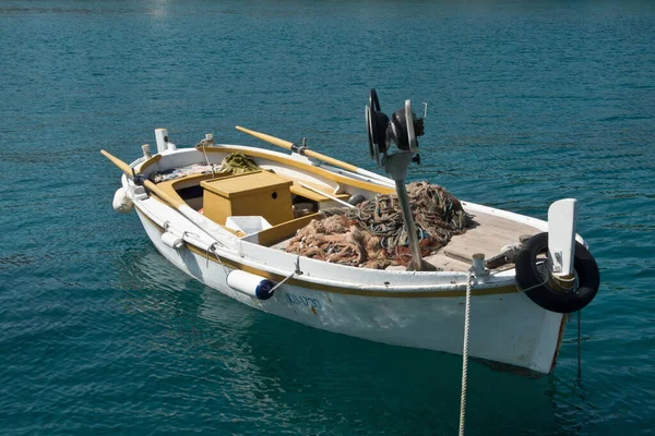 Vista Del Barco Pesca Orilla —  Fotos de Stock