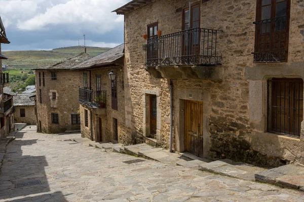 Maisons Anciennes Puebla Sanabria Castilla Leon Espagne — Photo