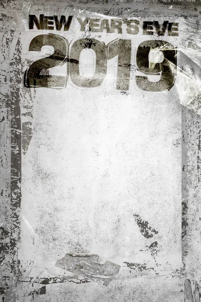 2019 Happy New Year Grunge Background Dengan Bingkai Grungy Dan — Stok Foto