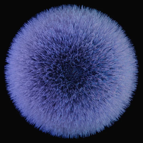 Ілюстрація Сферична Молекулярна Структура Концептуальне Зображення Абстрактна Наука — стокове фото