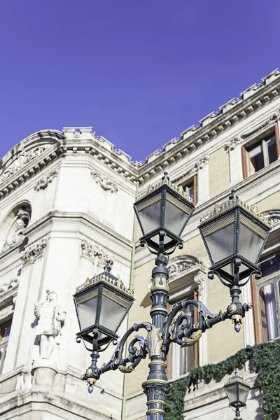 Candeeiro Rua Velho Cidade Detalhe Iluminação Urbana Cidade Decoração Mobiliário — Fotografia de Stock