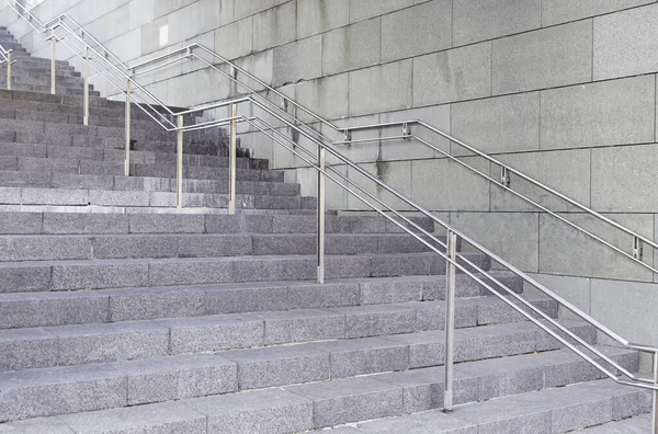 Escaleras Modernas Detalle Piedra Edificio Moderno Ciudad Escaleras Acceso —  Fotos de Stock