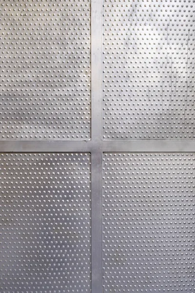 Тиснутый Металлический Фон Деталь Текстурированной Металлической Стены Защита Отделка — стоковое фото