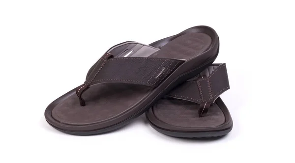 Par Nya Flipflops Isolerade Vit — Stockfoto