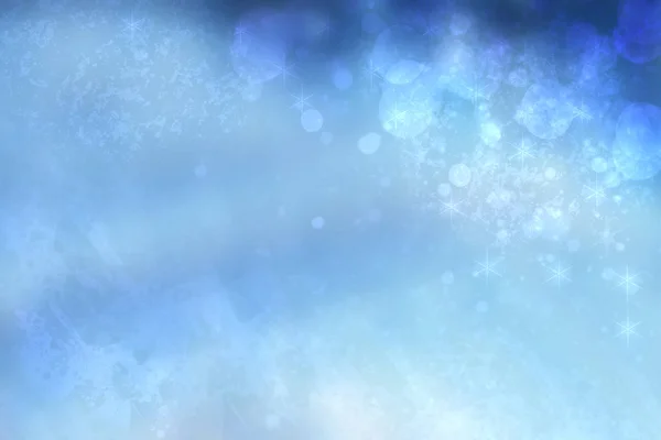 Абстрактное Облачное Голубое Небо Разноцветными Сияющими Огнями Размывает Фон Красивая — стоковое фото