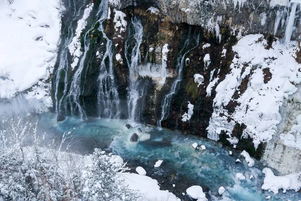 Belle Cascade Sur Fond Nature — Photo