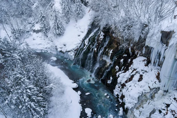 Красивый Водопад Фоне Природы — стоковое фото