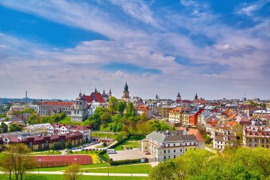 View of Old City of Lublin, Poland clipart