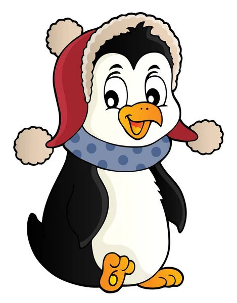 Stiliserad Pingvin Ämne Bild Bild Illustration — Stockfoto