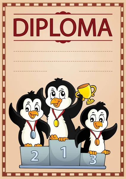 Diploma Design Image Kép Illusztráció — Stock Fotó
