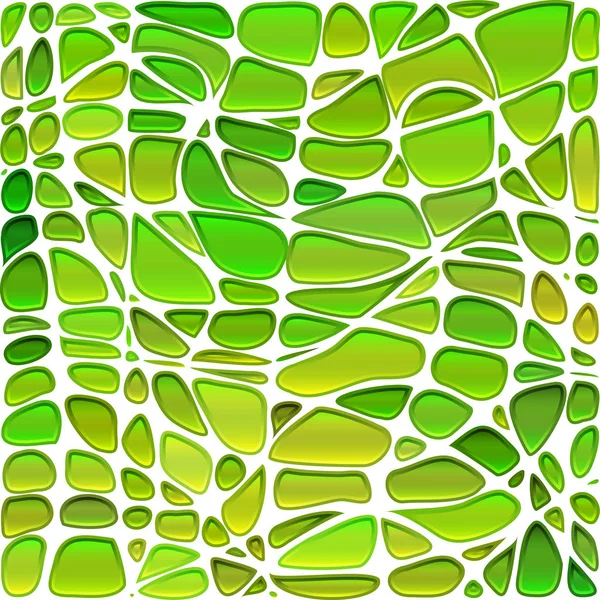 Абстрактный Векторный Витраж Мозаики Желтый Зеленый — стоковое фото