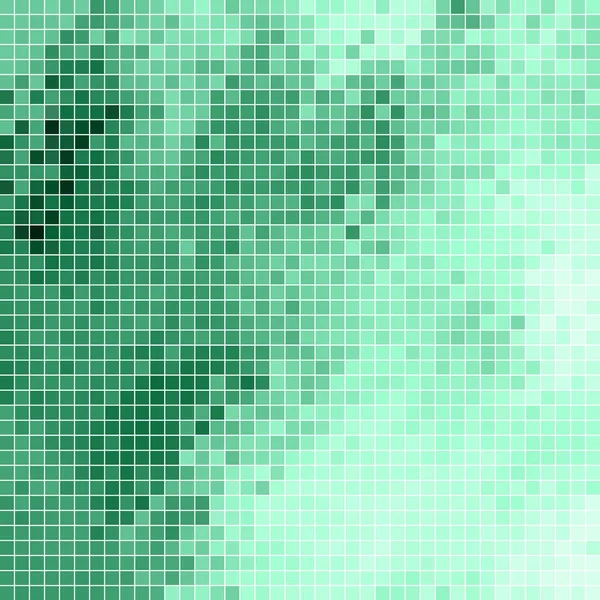 Abstraktní Vektor Čtverečního Mozaiku Pozadí Zelenomodrá — Stock fotografie