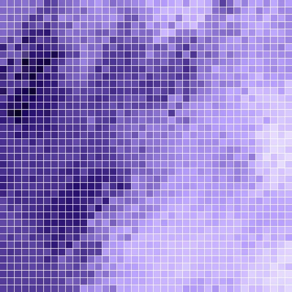 抽象的なベクトルの正方形ピクセル モザイクの背景 バイオレット — ストック写真