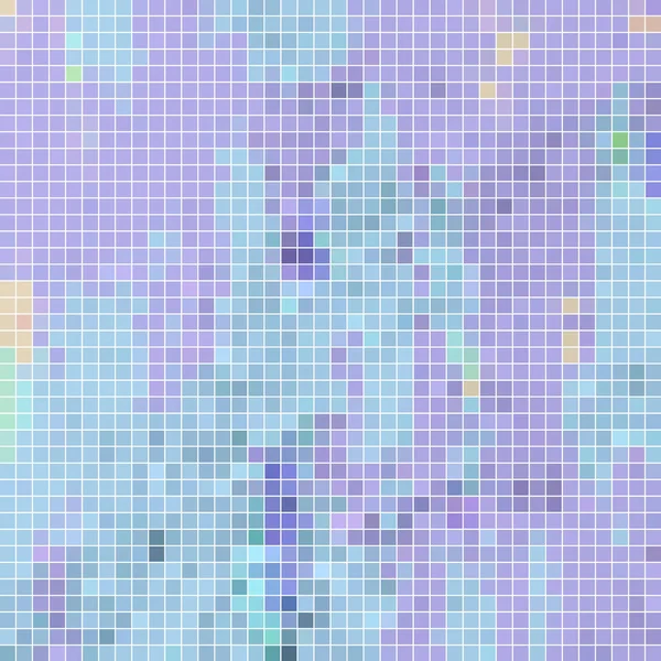 Abstrato Vetor Quadrado Pixel Mosaico Fundo Azul Violeta — Fotografia de Stock