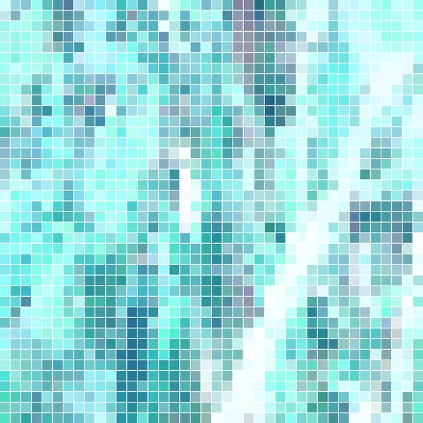 Vector Abstracto Pixel Cuadrado Fondo Mosaico Azul Claro — Foto de Stock