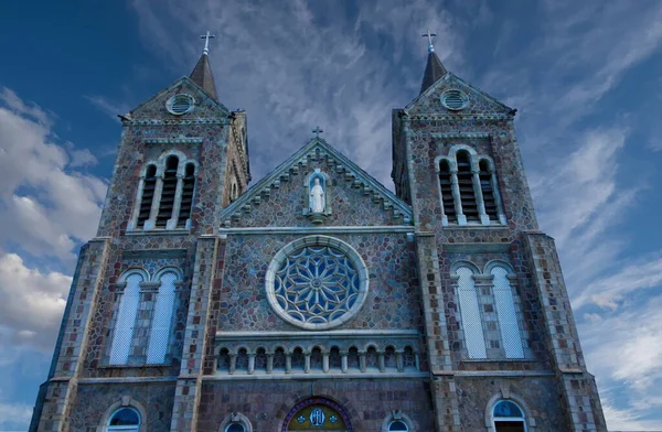 Una Vecchia Chiesa Pietra Kitts — Foto Stock