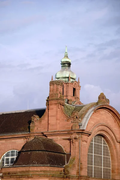 Башни Внешний Фасад Собора Святого Петра Вормсе — стоковое фото