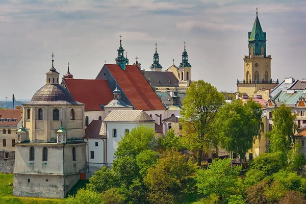 Utsikt Över Den Gamla Staden Lublin Polen — Stockfoto