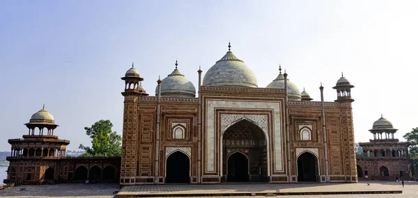 Beroemde Taj Mahal Mausoleum Agra India — Stockfoto