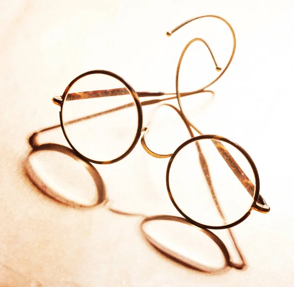 Lunettes Vintage Isolées Lunettes Début Xxe Siècle — Photo