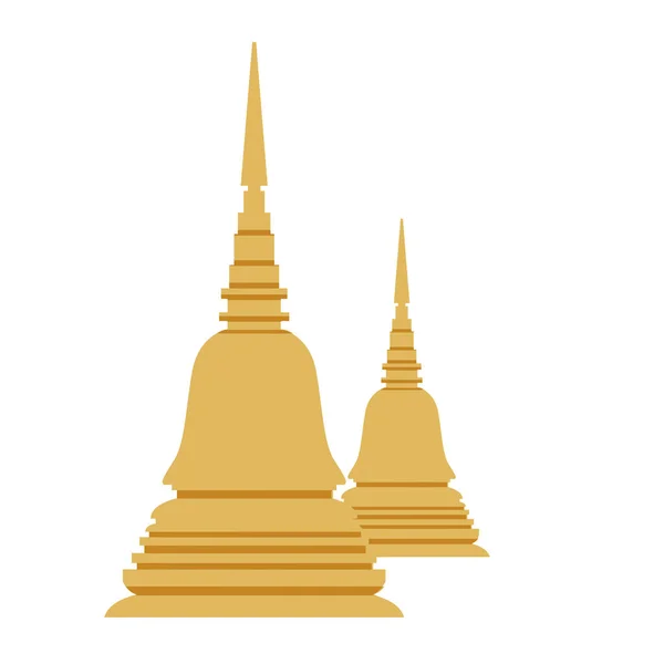 Thaïlande Pagode Architecture Temple Repère Illustration Religieuse — Photo