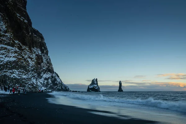 Reynisdrangar Sea Stacks Vik Ισλανδία — Φωτογραφία Αρχείου