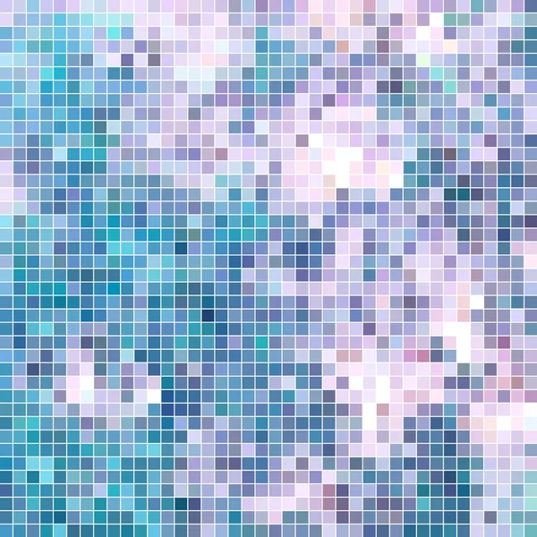 Абстрактний Векторний Квадратний Піксельний Мозаїчний Фон Світло Блакитний — стокове фото