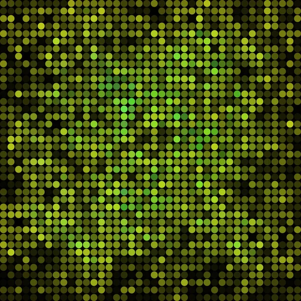 Αφηρημένο Διάνυσμα Έγχρωμο Φόντο Στρογγυλές Κουκίδες Πράσινο — Φωτογραφία Αρχείου