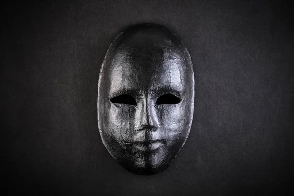 Black Mask Dark Background — Stock Photo, Image