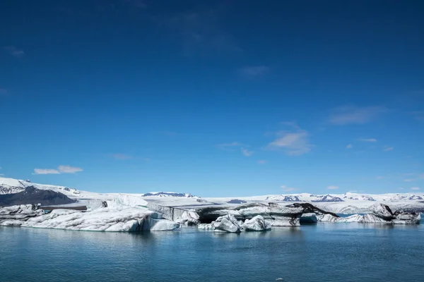 Ledovcová Laguna Jokulsarlon Island — Stock fotografie