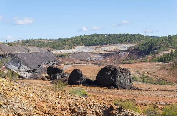 Remains of the old mines of Riotinto in Huelva (Spain)