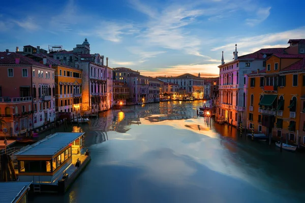 Parada Vaporetto Venecia Amanecer Italia — Foto de Stock