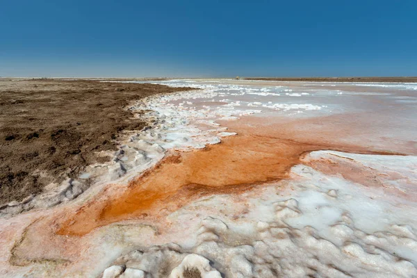 Salt Mineral Mining Namibia Cape Cross Walvis Bay — Stock Photo, Image