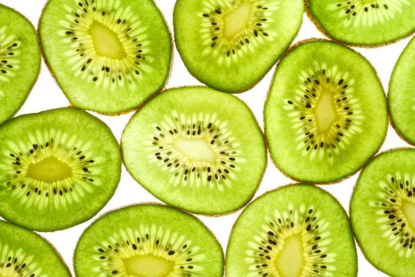 Zijdelings Worden Kiwi Van Onderen Verlicht — Stockfoto