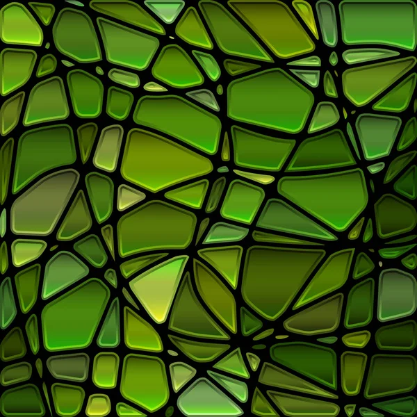 Абстрактний Векторний Вітражний Мозаїчний Фон Яскраво Зелений — стокове фото