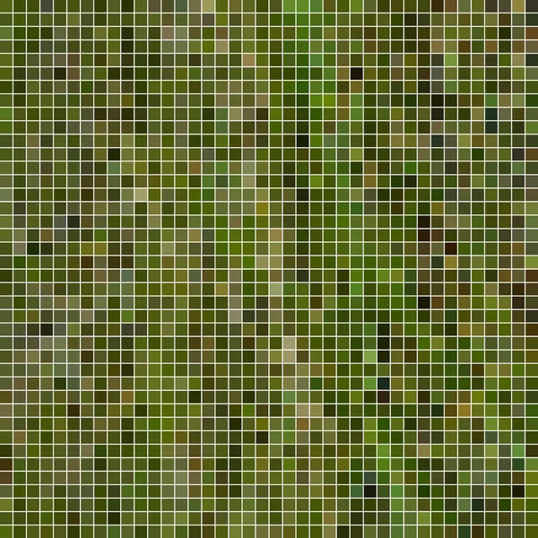 Vector Abstracto Cuadrado Pixel Fondo Del Mosaico Verde —  Fotos de Stock