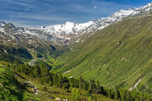 Vista Desde Timmelsjoch Valle Oetztal Tirol Austria —  Fotos de Stock