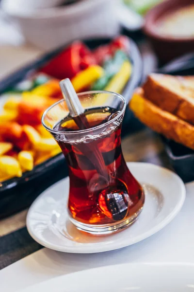 Platos Tradicionales Desayuno Con — Foto de Stock