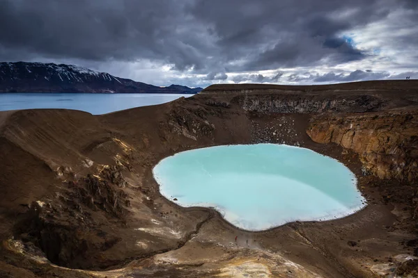 Askja Vulkankrater Island — Stockfoto