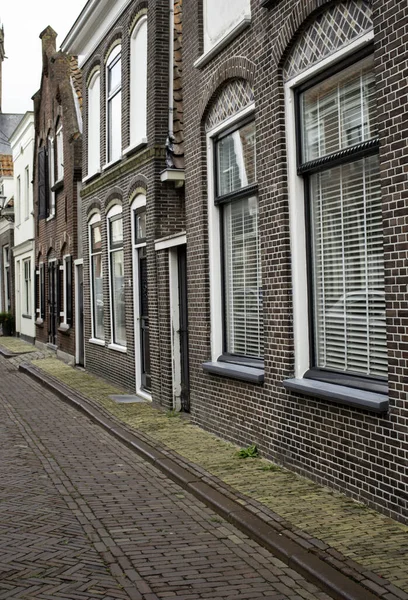 Typický Holandský Dům Detail Evropské Město — Stock fotografie
