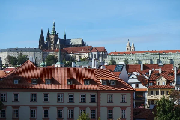 Praga Vista Para Castelo — Fotografia de Stock