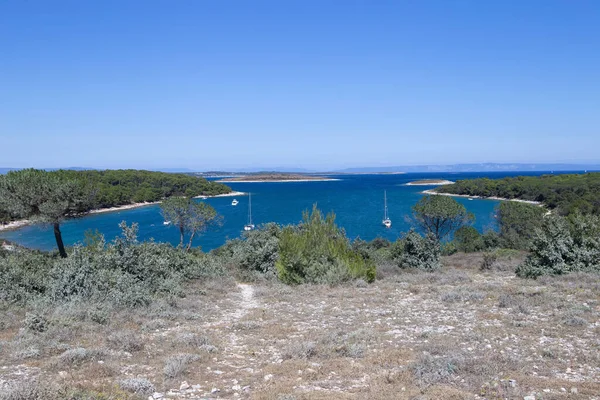 Parque Natural Cabo Kamenjak Croácia Ístria Com Sua Bela Costa — Fotografia de Stock