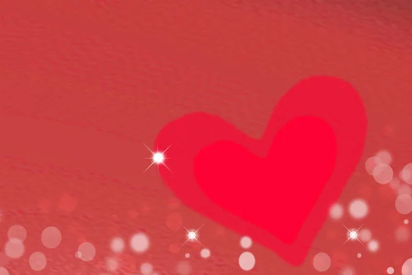 バレンタイン背景を抽象化します たスお祝いは 赤いハート バレンタインや結婚式の輝くダイヤモンド赤明るい背景をぼかし あなたのデザインのためのスペースとロマンチックな織り目加工の背景 カードの概念 — ストック写真