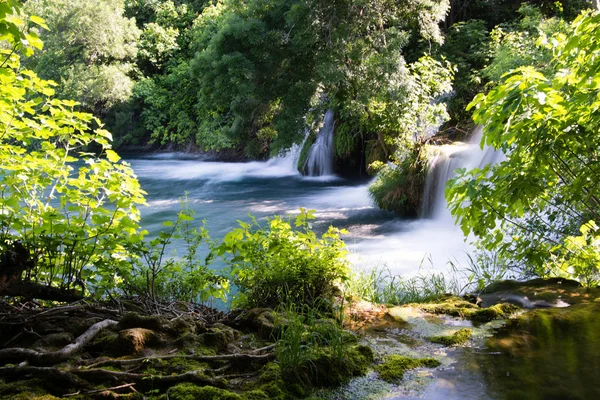 Krka Ulusal Parkı Hırvatistan Dalmaçya Kentindeki Ulusal Parklardan Biri — Stok fotoğraf