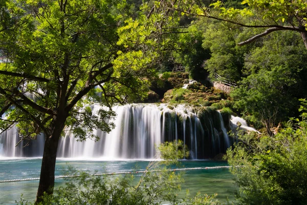 Krka National Park Dos Parques Nacionais Dalmácia Croácia — Fotografia de Stock